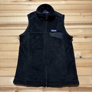 Patagonia Re-Tool Zip Up Mock Neck Thermal Fleece Outdoor Vest Women's - Medium